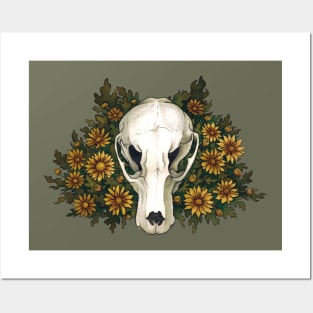 Fox Skull Posters and Art